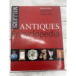 1998 Judith Miller ANTIQUES Encyclopedia Huge Reference GLASS Rugs DOLLS